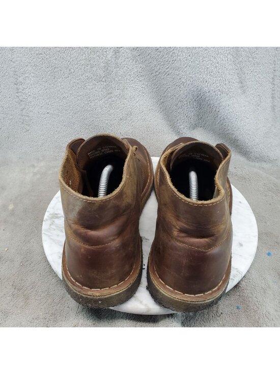 Clarks Shoes Mens Size 11 Brown Leather Originals Desert Chukka Boots *Read* main image 10